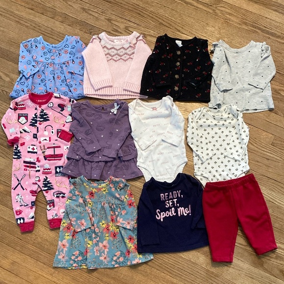 Kids Assorted Clothes Set - Pink and Purple - Picture 1 of 6